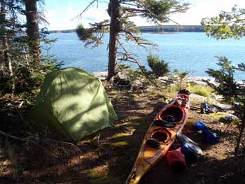 Sea Kayaking Island Camping Trip