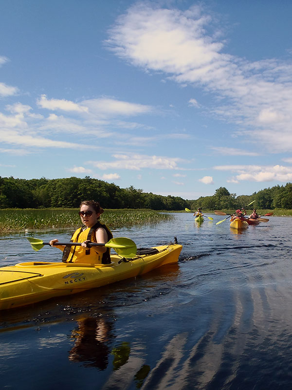 Lake Kayaking Maine