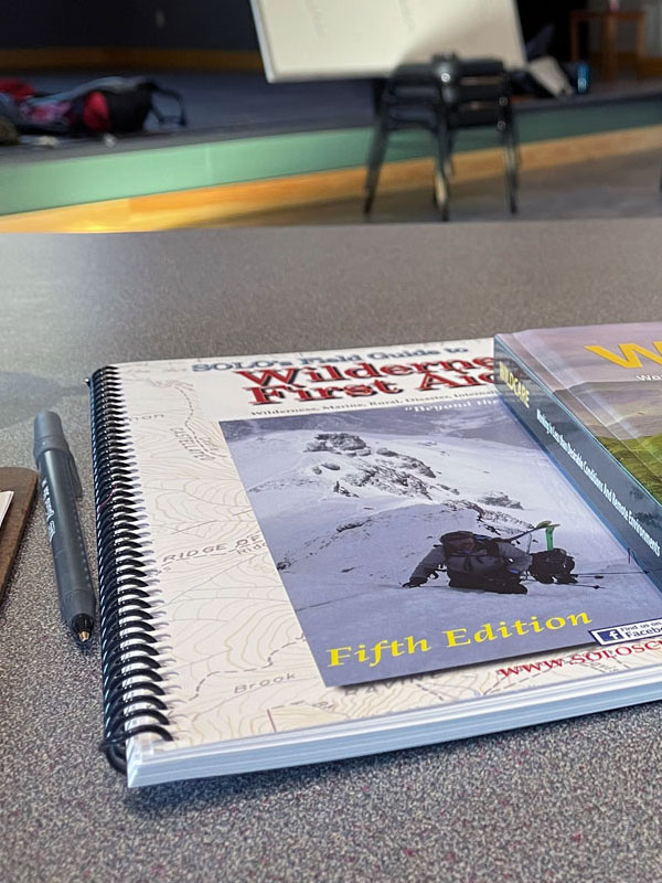SOLO Wilderness First Aid Course Book Maine Kayak